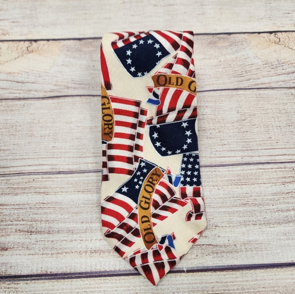 USA American Flag‎ Old Glory Cotton Tie